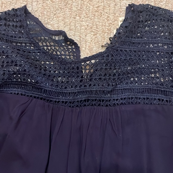 Cotton bleu navy dress - Picture 2 of 6